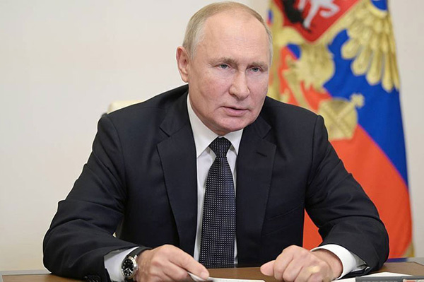 Vladímir Putin, presidente de Rusia. 